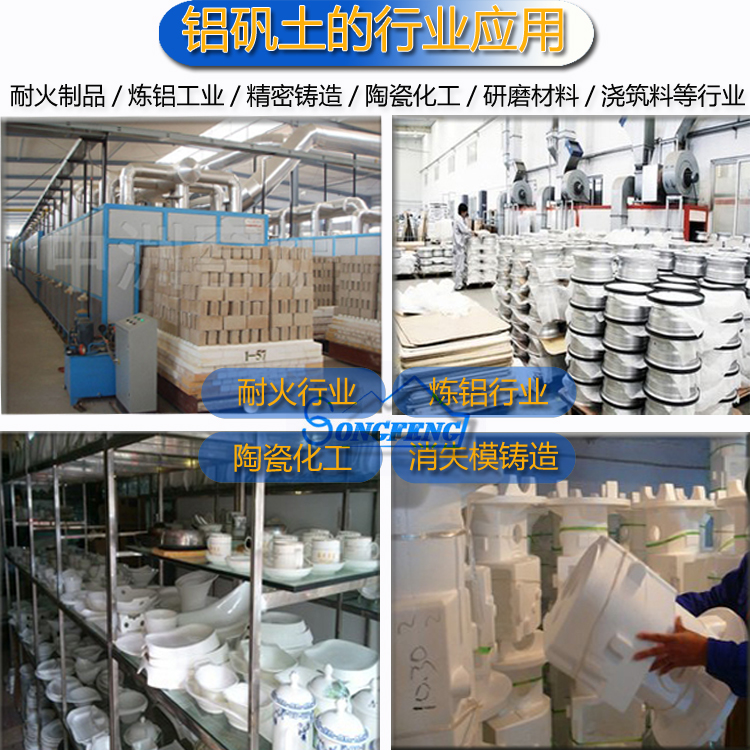 高鋁礬土熟料|高鋁細粉|高鋁骨料用途圖